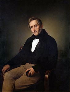 Portrait Alessandro Manzoni by Francesco Hayez