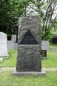 Frans Wilhelm Lüchow Grave Oulu Mezarlığı 20110614.jpg