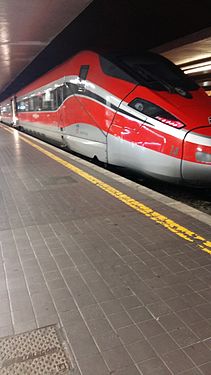 Frecciarossa Train in rome termini