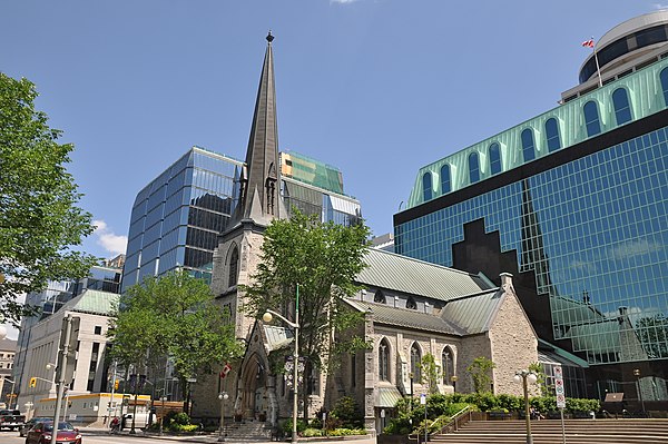 St. Andrew's Presbyterian Church is one of several churches located in Downtown Ottawa.