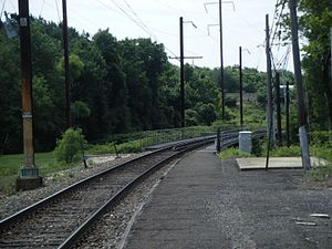 Fulmor SEPTA station site June 2011.jpg