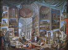 Galerie de vues de la Rome antique - Giovanni Paolo Pannini - Musée du Louvre Peintures RF 1944 21.jpg