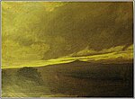 «Вид на Хульсенберг в Монферланде», Облачная земля ок. 1920.