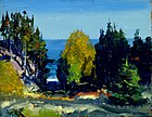 George Bellows, Zagajnik w Monhegan, 1911