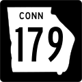 Georgia 179 Connector (1960).svg