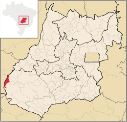 Santa Rita do Araguaia - Harta