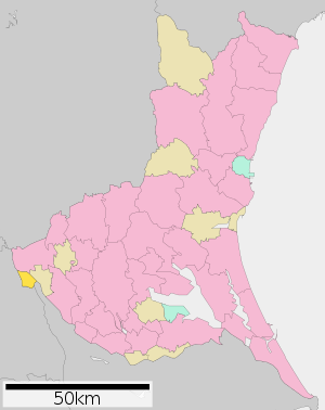 Goka in Ibaraki Prefecture Ja.svg