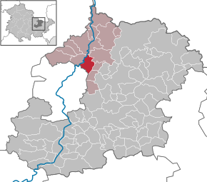Poziția Golmsdorf pe harta districtului Saale-Holzland-Kreis