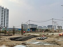 Government complex under construction near Rayapudi