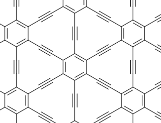 <span class="mw-page-title-main">Graphyne</span> Allotrope of carbon