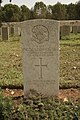 CWGC headstone for Philip Glazebrook, Jerusalem British War Cemetery