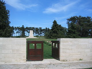 <span class="mw-page-title-main">Green Hill Commonwealth War Graves Commission Cemetery</span> CWGC cemetery in Gallipoli, Turkey