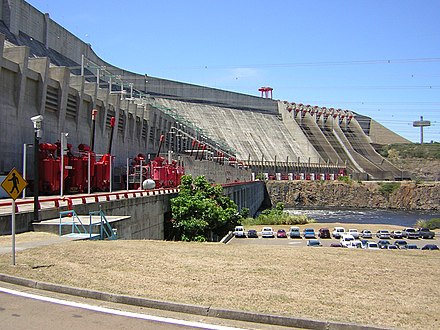 Guri Dam supplies 80% of Venezuela's electrical power.[195]