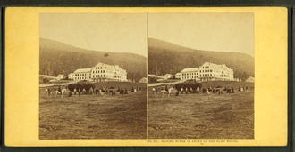 Haying scene in front of the Glen House (by John P. Soule) Haying scene in front of the Glen House, by Soule, John P., 1827-1904.png