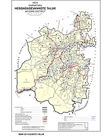 Taluk boundary same as Assembly constituency as per 2011 Census Heggadadevanakote (Taluk) 2011.jpg