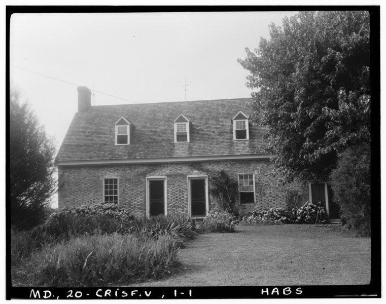 File:Historic American Buildings Survey D. H. Smith, Photographer 1940 SOUTH FRONT - Makepeace, Johnson Creek vicinity, Crisfield, Somerset County, MD HABS MD,20-CRISF.V,1-1.tif