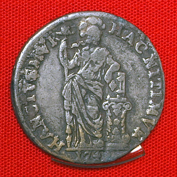 File:Holland, gulden 1741 vals.JPG