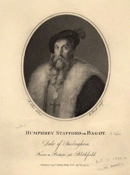 Humphrey Stafford, Duke of Buckingham by William Bond, after Joseph Allen
