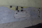 Muurschildering met de boot van Vaxholm