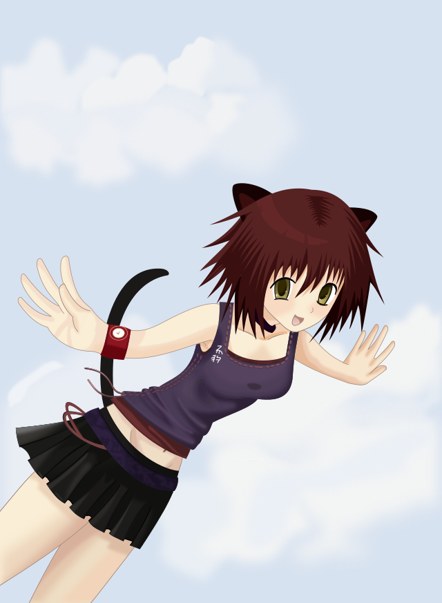 File:Anime Girl with cat.svg - Wikimedia Commons