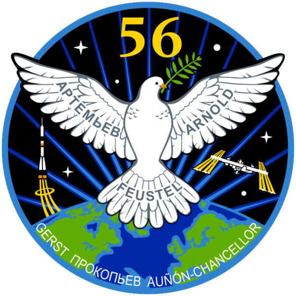 File:ISS Expedition 56 Patch.png