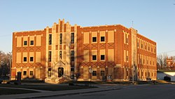 Front of the former high school Immaculate Conception Catholic High School, Celina.jpg