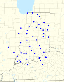 Game map for tomorrow. South-Eastern Indiana always gets *screwed* watching  games. : r/Colts