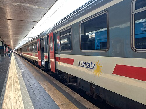 Inter city train in Rome