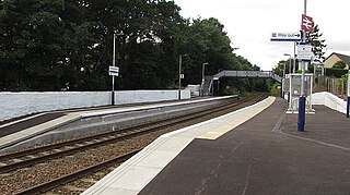 Invergowrie railway station Railway station in Perth and Kinross, Scotland