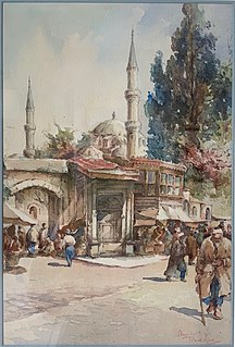 J. Pavlikevitch was a watercolor painter, putatively of Russian origin, who was active in Istanbul, Turkey, in the early decades of the 20th century.