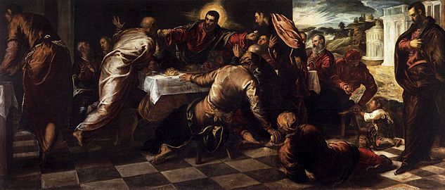 Letztes Abendmahl von Jacopo Tintoretto