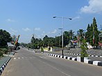 Jalan Ahmad Yani, jalan protokol di Tamiang Layang.