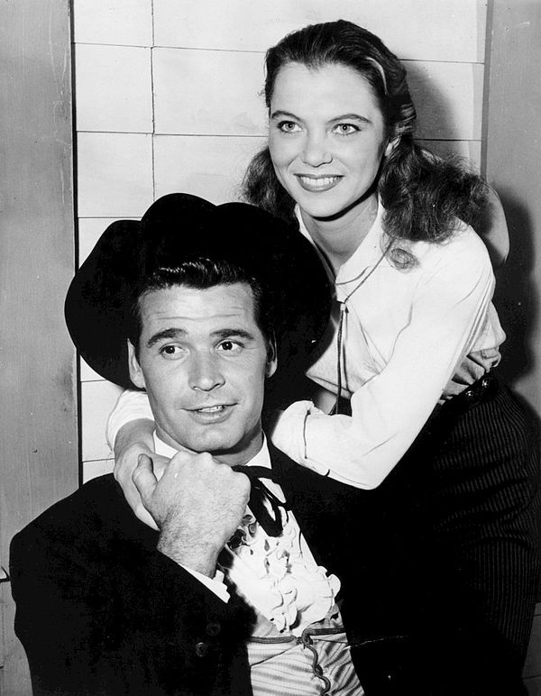 With Louise Fletcher in Maverick