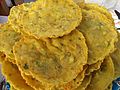 * Nomination: jhal jamai pitha, It is a spicy cake, Bangladeshi food --Mmrsafy 05:04, 8 December 2017 (UTC) * * Review needed