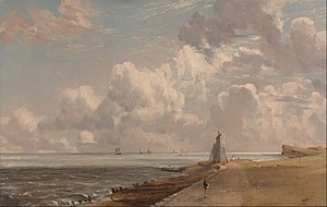 Harwich Lighthouse, oil on canvas, 1820.