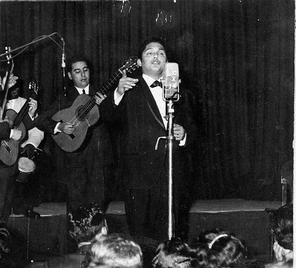 Julio Jaramillo, a prolific Ecuadorian bolero singer and recording artist who performed throughout Latin America.