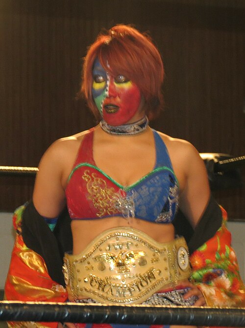 KANA as the JWP Openweight Champion in 2013