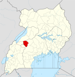 Kaart van Kakumiro