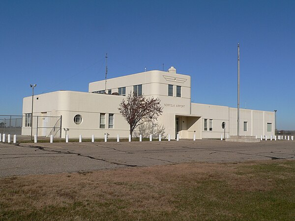 Former terminal building, Karl Stefan Airport