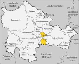 Kaart van Schopfloch