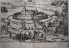 Kasteel van Horst, Horst (Essen), Hogenberg 1590.jpg