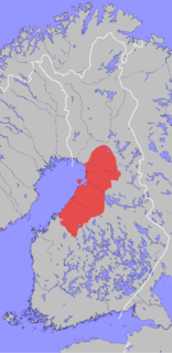 Central and Northern Ostrobothnian dialects Group of dialects of Finnish