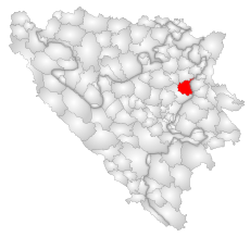 Kladanj Municipality Location.svg