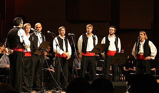 Klapa Sagena koncert Križ nek ti sačuva ime Vatroslav Lisinski 7 rujna 2008