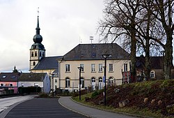 Koerich, Church and school.jpg