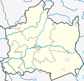 Žemėlapis rodantis Buožių geologinis draustinis vietą.