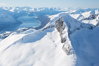 Kyrkjetaket mountain in Norway