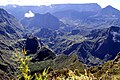 La Cirque de Mafate es un caldera formida de la colasa de la volcan la Piton des Neiges