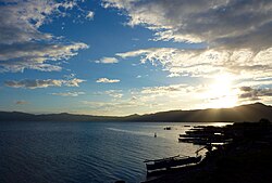 Lake Mainit Surigao del Norte sunset.JPG