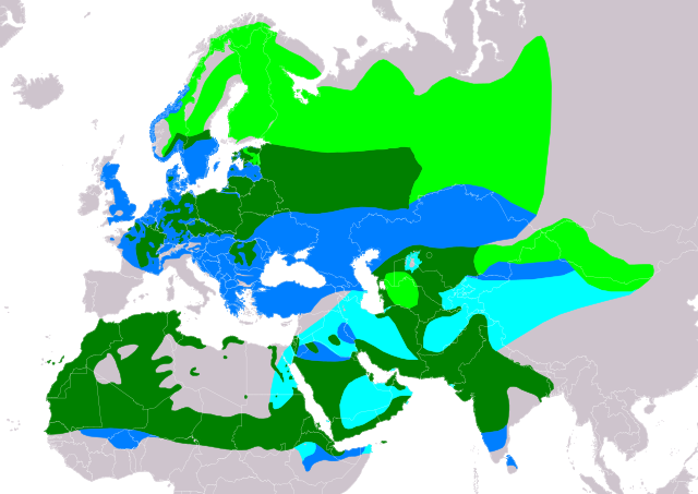 Mapa występowania